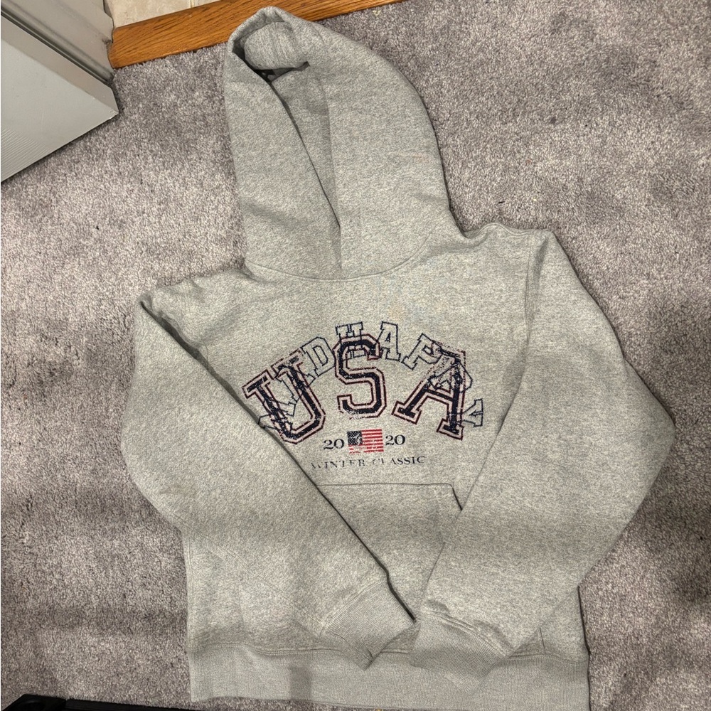 Madhappy Gray USA Graphic Hoodie